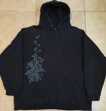 Vtg Girl Skateboards Faded Hoodie XL Fourstar Skate Hook Up Blind Grunge 90s Y2K