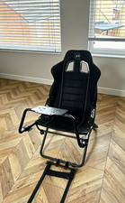 X Rocker XR Circuit Folding Sim Racing Rig/Seat Black Matte Padded Metal Frame