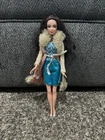 Fashion Fever Makeup Chic Barbie Doll Rooted Eyelashes Brunette Rare