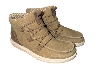 Hey Dude Lea Chestnut Womens 7 Cozy Lined Lightweight Casual Comfort Sneakers