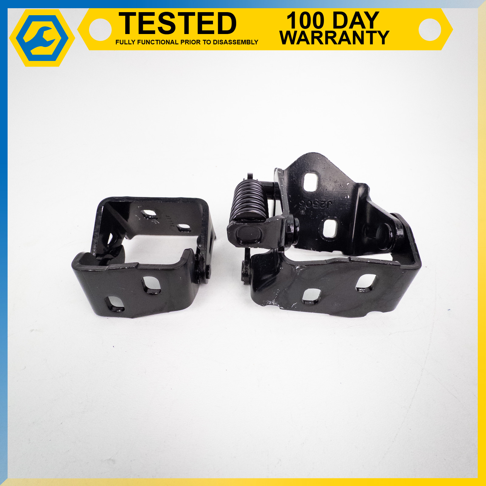 05-13 CHEVROLET CORVETTE C6 XLR FRONT RIGHT SIDE LOWER UPPER DOOR HINGE SET OEM