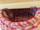  Decorative Country Cottage Wooden Sewing/Bread Flip Top Basket w/ Birdhouses — photo 7