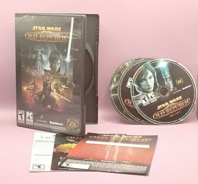 Star Wars The Old Republic PC Video Game 3 Disc Set - Untested
