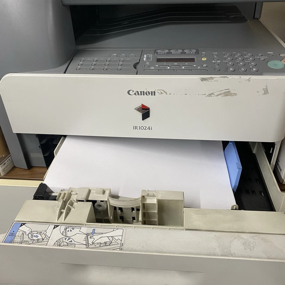 CANON IR1024i DIGITAL MONO A4 PHOTOCOPIER PRINTER, & NEW C-EXV 18 Black Toner  - Image 2 of 4