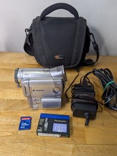 Canon Optura 400 Mini DV Digital Camcorder 2 Megapixels Battery Tape SD TESTED