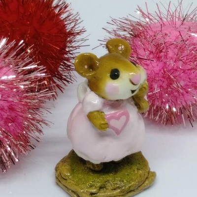 Wee Forest Folk M-080 - Girl Sweetheart (Pink)