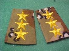 IRAQI CAMO SHOULDER BOARDS MATCHED SET UNUSED #3
