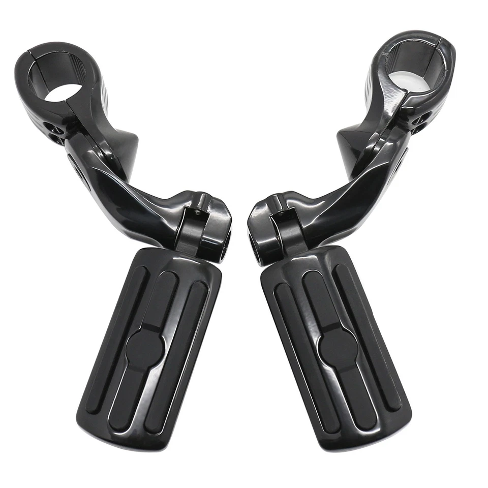 1.25" Highway Foot Pegs w/ Mount Foot-support For Harley Touring Road King Glide - Image 3 of 4