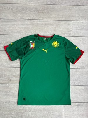 Cameroon National Team Puma 2010 Football Shirt Soccer Jersey Mens Size M Medium
