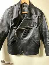 BAA COSTOME MFG. STRICT Leather Jacket Aviator S #PG68AX