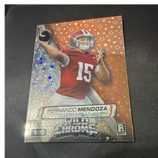 Fernando Mendoza Quarterback Rookie /10 Wild Chrome #1 Draft Pick