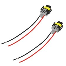 H8/ H9/ H11 Fog Light Harness Connector, Waterproof Pigtail Adapter Plug 2PCS