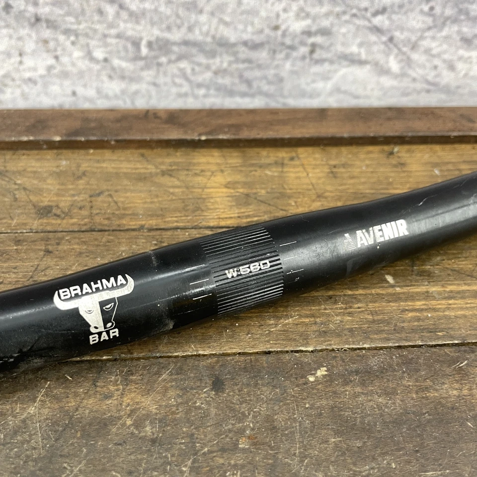 Manillar Avenir Brahma Drop 560 mm W580 años 90 MTB aleación de montaña bicicleta de carretera barra Foto 3 de 4