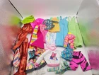 Vintage Barbie Clothing Lot Fashion Outfits Shirt Pants 80's 90s Accessories