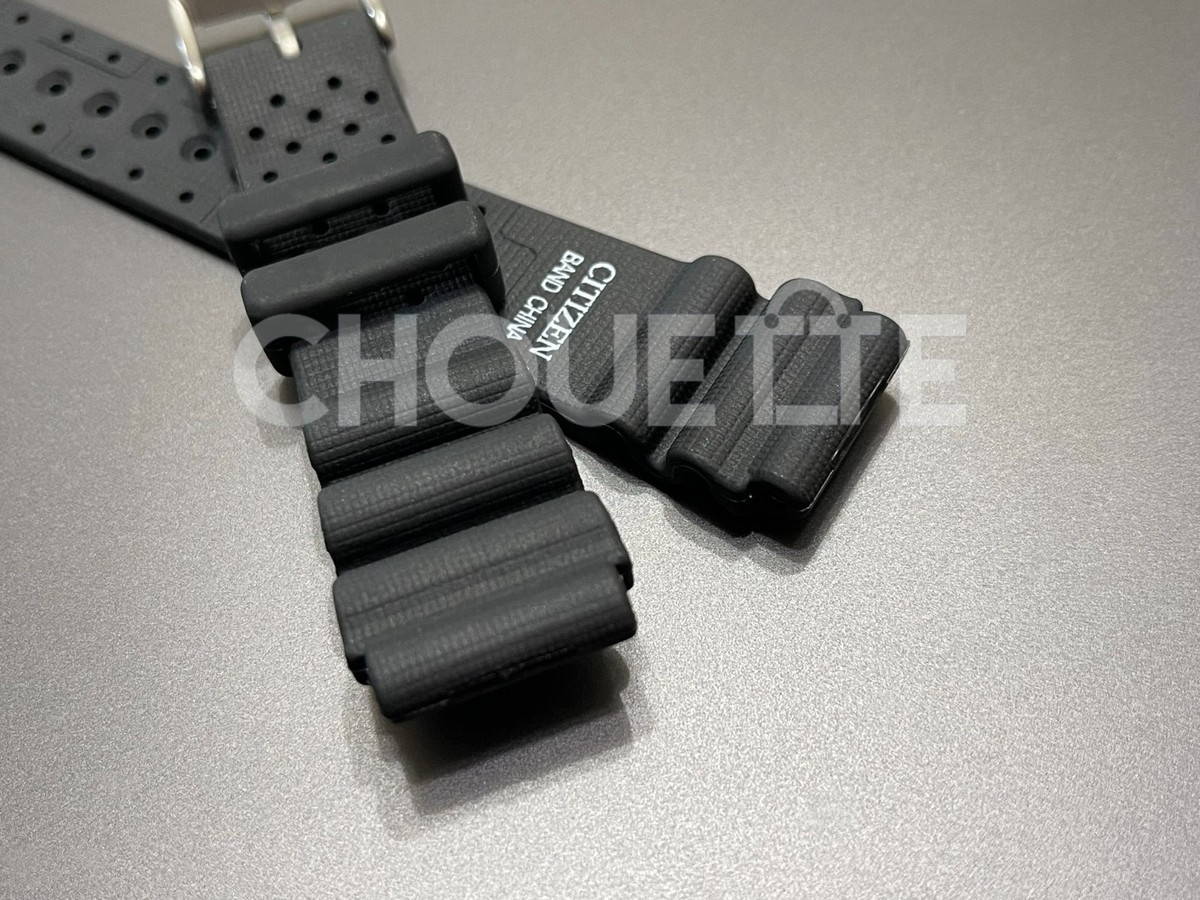 OEM Citizen Strap BN0000-04H NY0040-09EE 20mm Black Rubber Watch