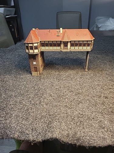 Caja torre señal Stuttgart Vollmer escala HO 1/87 # 55820 totalmente montada  | Zustand: Used