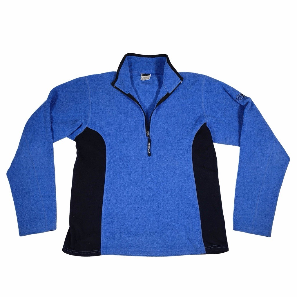The North Face Women’s Blue Fleece 1/4 Zip Pullover Jacket Size L Large Purple