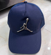 Air Jordan Jumpman Navy Trucker Cap Adjustable Baseball Sports Hat Unisex New