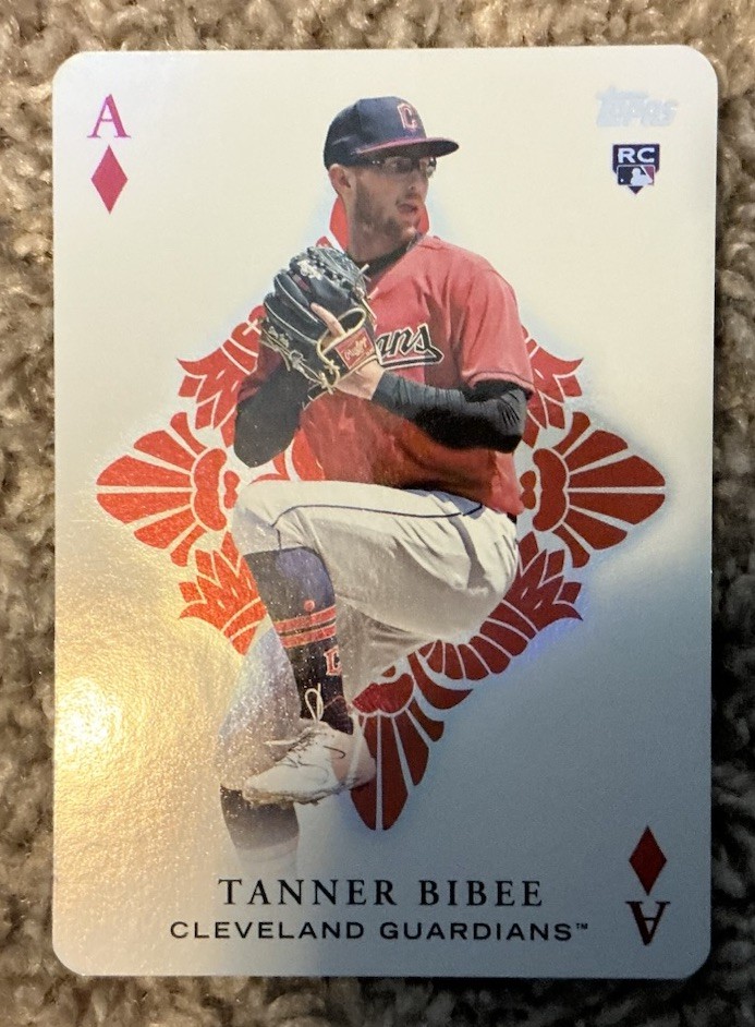 2023 Topps Update All Aces #AA-68 Tanner Bibee RC Cleveland Guardians