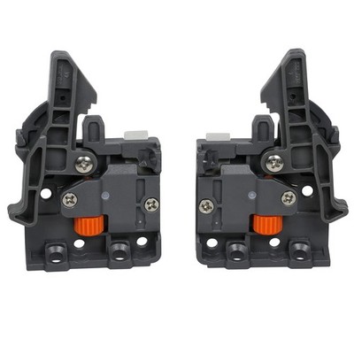 Pair of DTC Undermount Drawer Slide Left & Right Locking Device Set, Gray 