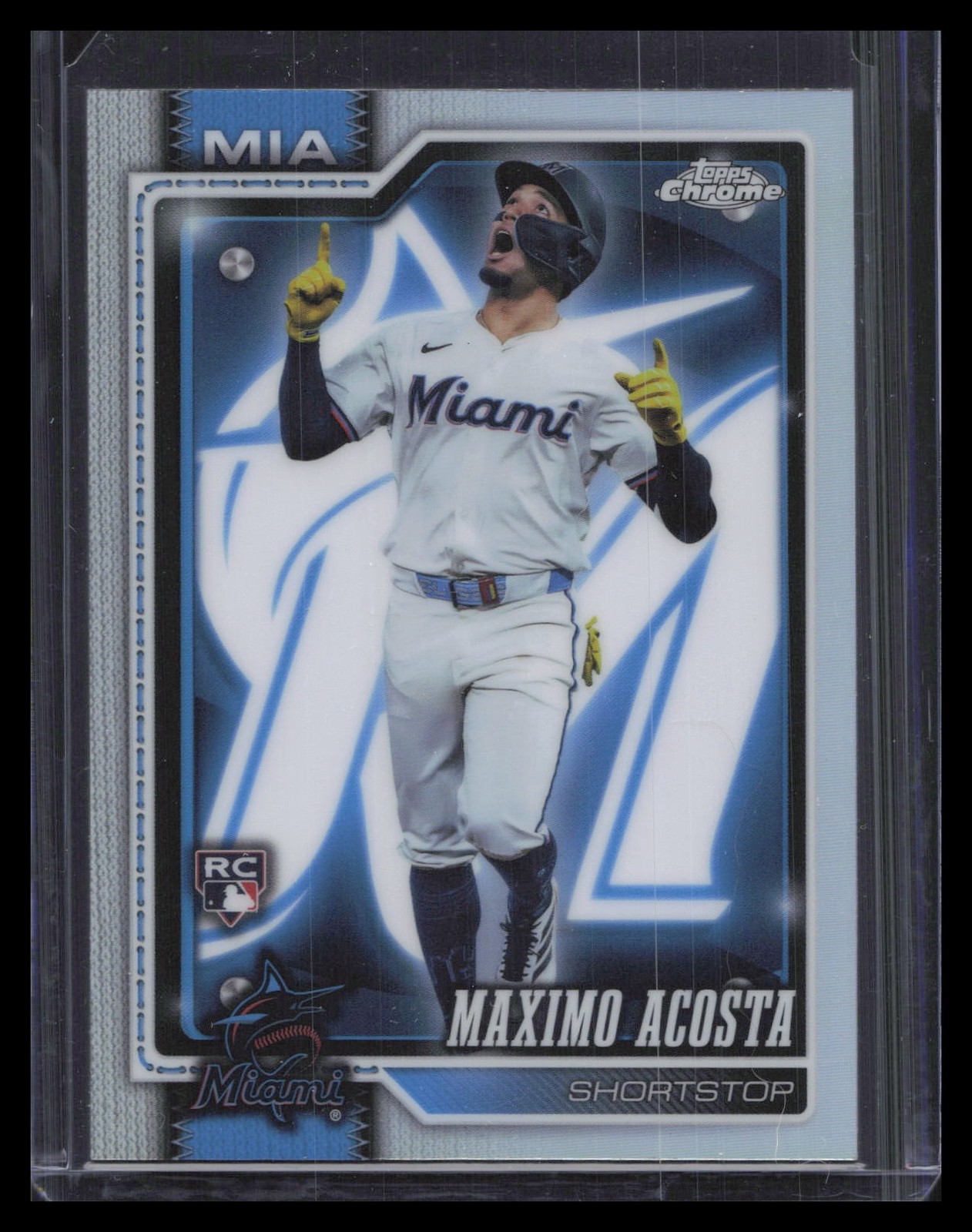 Maximo Acosta Rookie 2026 Topps Chrome #239 Lightboard Logo Refractor