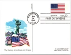 Dr Jim Stamps Fdc 20C Historic Centennial Flag 1876 4X6 Postcard Fleetwood