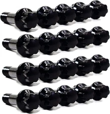 Set of 20 Veritek 14x1.5mm Black OE 2.75 Inch 45mm Shank 14x1.5mm, 