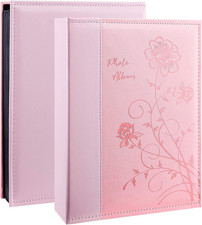 Artmag Photo Album 4X6 300 Photos, Extra Large Capacity Leather Cover Wedding Fa