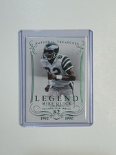 2014 Panini National Treasures Legend Century Green #138 Mike Quick 64/82