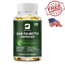 Saw Palmetto Extract Softgel Prostate Supplement Urinary Men Health Hair Support