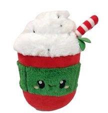 Snugglemi Snackers by Squishable Peppermint Mocha 7" Plush Xmas