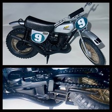 VTG 74 Mattel Big Jim HONDA ELSINORE MOTORCYCLE Wolf Pack CR250 ENDURO Dirt Bike - Image 3
