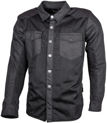 GMS Lynx Mesh Motorrad Hemd, schwarz, S