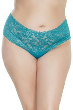 Coquette 225X TEAL Highwaisted Thong