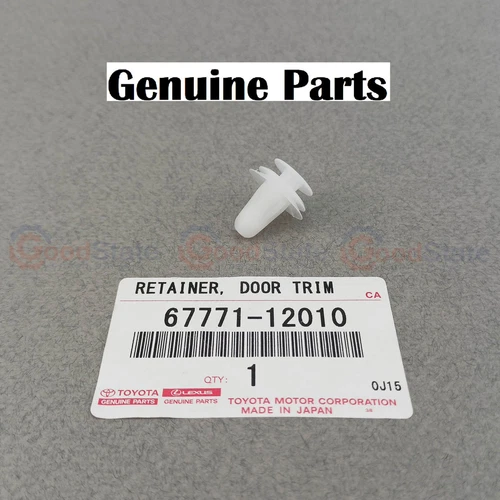 Genuine Corolla EE80 CE80 CE71 CE70 AE82 AE71 Quarter Inside Trim Board Clip x5 - Picture 2 of 20
