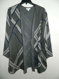 Charter-Club-Women-039-s-Plus-Plaid-Long-Cardigan-Sweater-NWOT-Size-2X-MSRP-99-A7