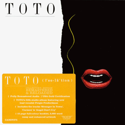 Toto ~ Isolation (1984) CD 2015 Rock Candy Records UK    NEW   