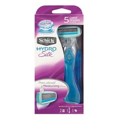 Schick Hydro Silk Water-Activated Moisturizing Serum 1 Razor & 2 Cartridges