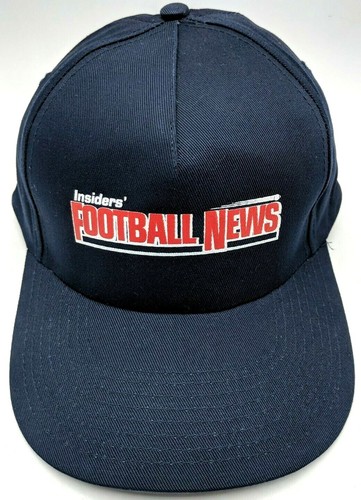 INSIDERS FOOTBALL NEWS hat blue adjustable snapback cap