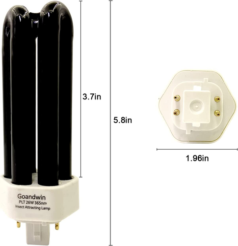 43050 26W 3U Replacement Bulbs for Dynatrap DT1775 1 Acre and DT1750 - Picture 2 of 4