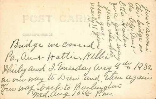 Lincoln ME Main Street Bridge and Dam Real Photo Postcard - Imagen 2 de 2