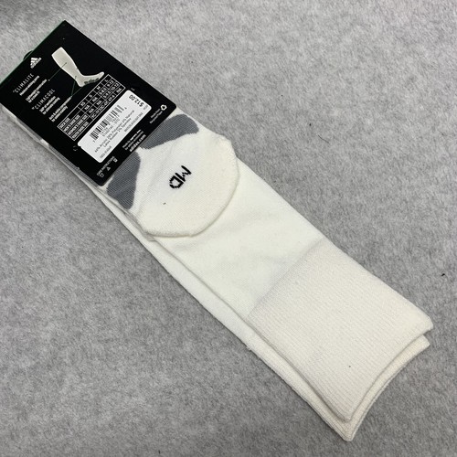 Adidas Utility Soccer Socks White Unisex Size Medium Multisport Pair Compression - Picture 3 of 5