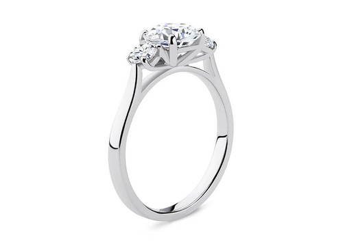 Certified 2 Ct Cushion cut Diamond Solitaire Ring 14K Lab Grown G/VS2 IGI/GIA - Bild 2 von 11