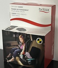 Britax Car Seat Organizer Caddy with Insulated Cup Holders-Black
