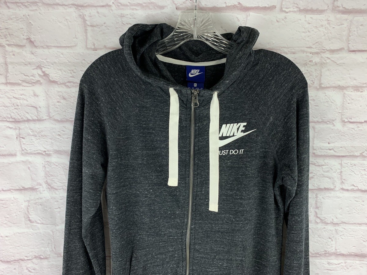 women's nike charcoal hoodie