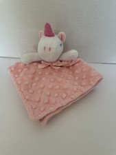 Baby Unicorn security lovey pink soft blanket plush