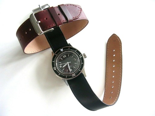 16m 18m XL Black 1pc NATO strap g10 Flieger Pilot RAF Bund watch band IW SUISSE - Picture 4 of 7