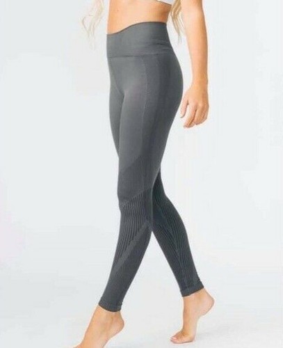 Zyia Grid Seamless Leggings Size Large 