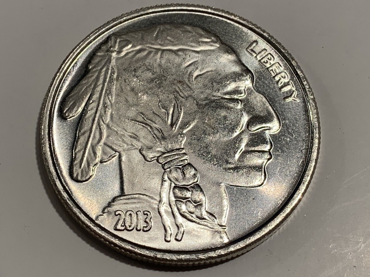 インディアンヘッド バッファロー  1トロイオンス Liberty Indian Head Buffalo 2013 USA Silver 1 troy oz .999 Fine