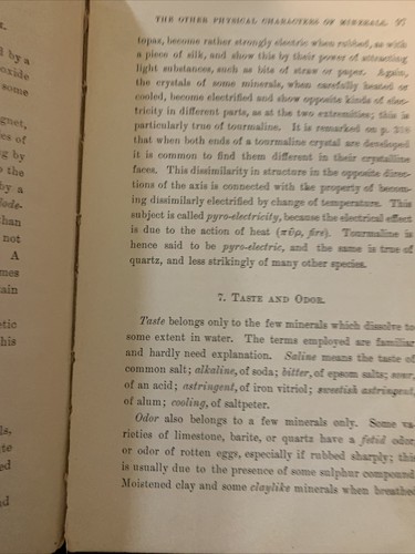 Minerals and How to Study Them Edward Dana 1901 HC VTG book - Picture 8 of 13
